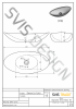  S.V.I.S.Design UMYWALKA 60 CM ORION BASIC - VINTAGE, CZERWONY, LAKIER MATOWY